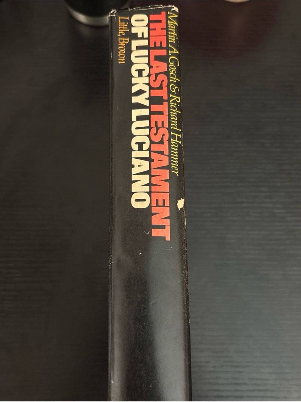 The Last Testament of Lucky Luciano by Martin A. Gosch Richard Hammer 1975 HCDJ - Picture 3 of 4